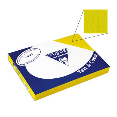 Корици картон кожа жълти, А4, 240 г/м2, 100 л.