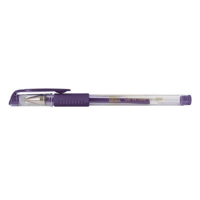 Гел химикалка 700GM металик 0.7 мм, лилава