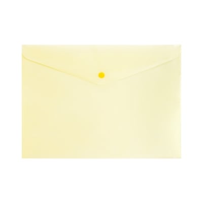 Папка с копче A4 335 x 233 мм, PP, Pastel жълта