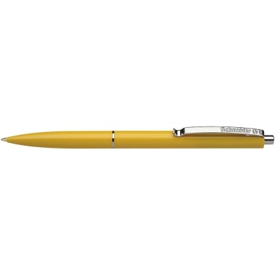 Химикалка авт.K15 M, жълто тяло, синьопишеща