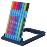 Химикалка Slider Edge XB colours, 8 цв., кутия със стойка