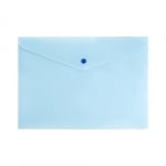 Папка с копче A4 335 x 233 мм, PP, Pastel синя