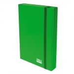 Кутия с ластик Single Color 250х350х50 мм зелена, картон