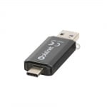 Памет USB 3.0 + Type-C 128GB, черна