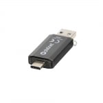 Памет USB 3.0 + Type-C 32GB, черна